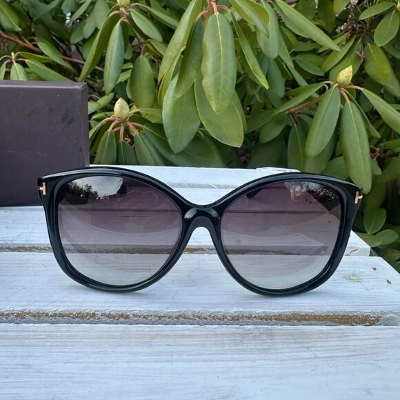 Tom Ford Alicia Cat-Eye Gradient-Lens Sunglasses with Case - Picture 2 of 3